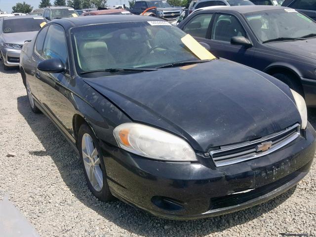2G1WM16K869396070 - 2006 CHEVROLET MONTE CARL შავი ფოტო 1