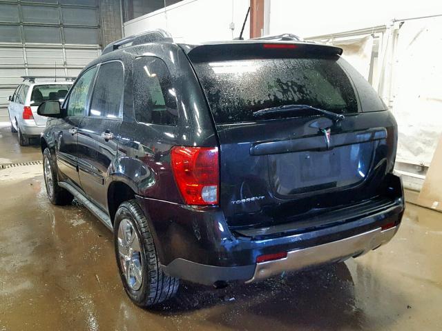 2CKDL33F186347620 - 2008 PONTIAC TORRENT BLACK photo 3