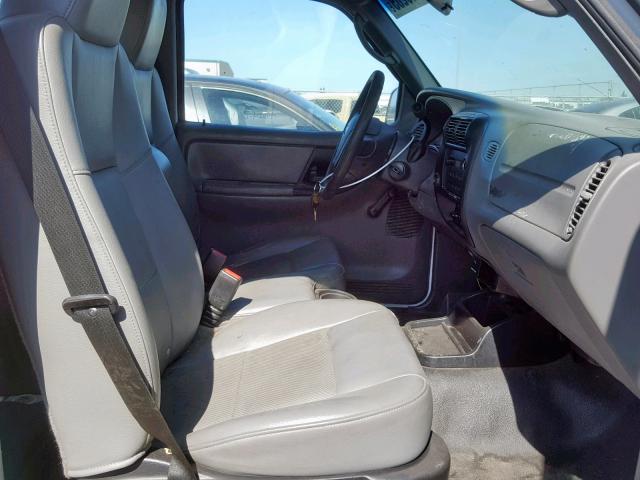 1FTYR10D95PA12373 - 2005 FORD RANGER WHITE photo 5