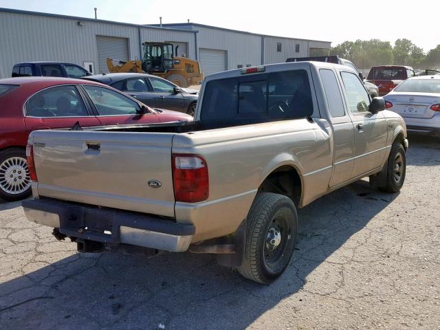 1FTYR44E32PB11125 - 2002 FORD RANGER SUP GOLD photo 4