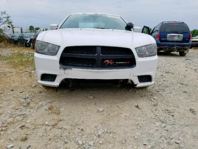 2C3CDXAT8CH304880 - 2012 DODGE CHARGER PO WHITE photo 9