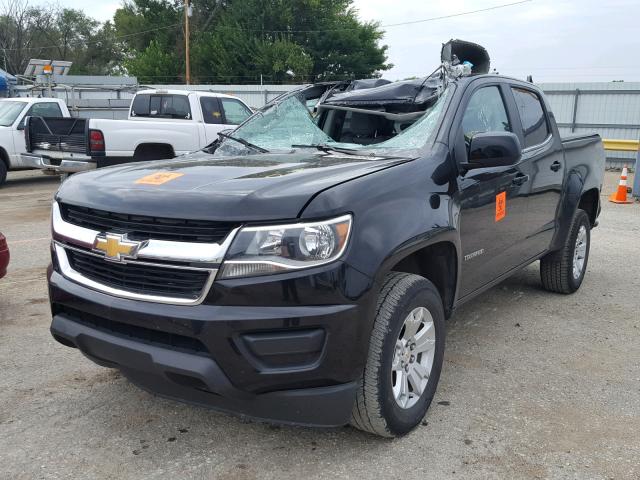 1GCGTCEN4H1190239 - 2017 CHEVROLET COLORADO L BLACK photo 2