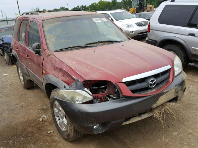 4F2CZ06144KM04013 - 2004 MAZDA TRIBUTE ES MAROON photo 9