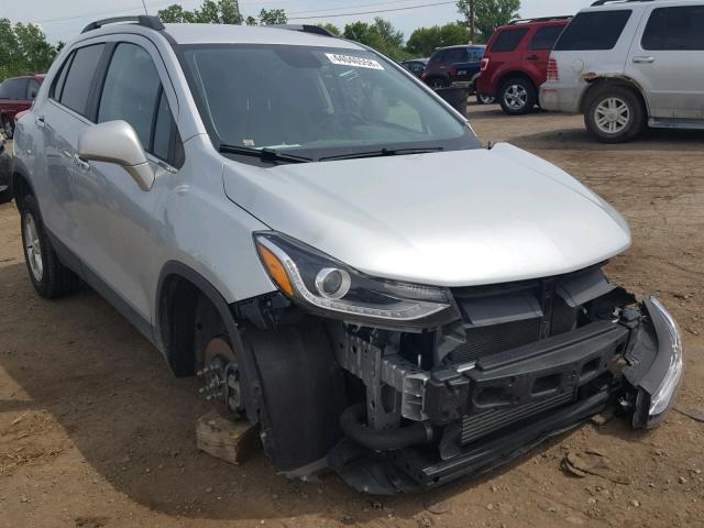 3GNCJLSB2HL203620 - 2017 CHEVROLET TRAX 1LT SILVER photo 1