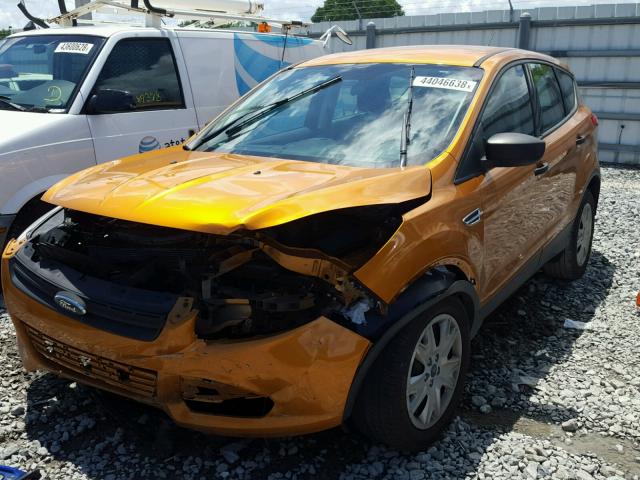 1FMCU0F79GUA17920 - 2016 FORD ESCAPE S ORANGE photo 2