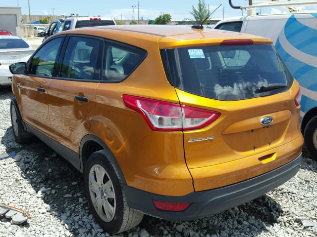 1FMCU0F79GUA17920 - 2016 FORD ESCAPE S ORANGE photo 3