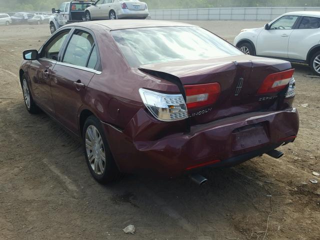 3LNHM26166R620746 - 2006 LINCOLN ZEPHYR BURGUNDY photo 3