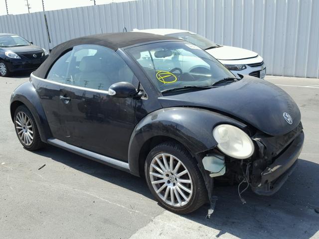 3VWRG31Y27M405788 - 2007 VOLKSWAGEN NEW BEETLE BLACK photo 1