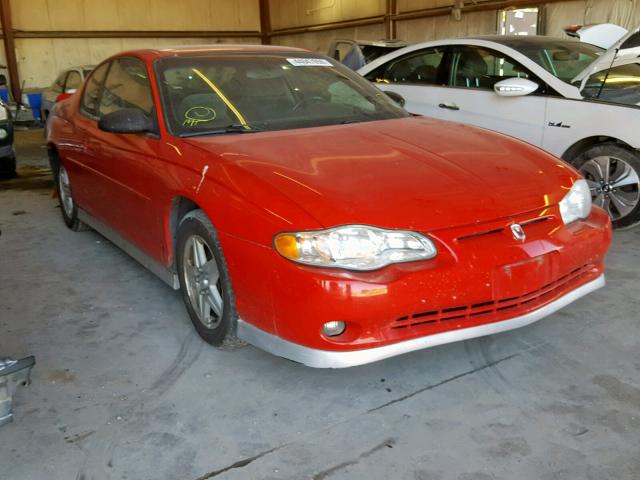 2G1WX12K639454752 - 2003 CHEVROLET MONTE CARL RED photo 1