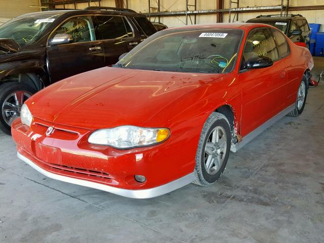 2G1WX12K639454752 - 2003 CHEVROLET MONTE CARL RED photo 2