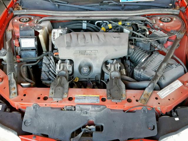 2G1WX12K639454752 - 2003 CHEVROLET MONTE CARL RED photo 7