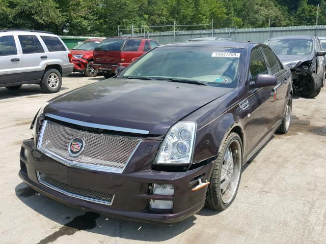 1G6DD67V280130807 - 2008 CADILLAC STS PURPLE photo 2