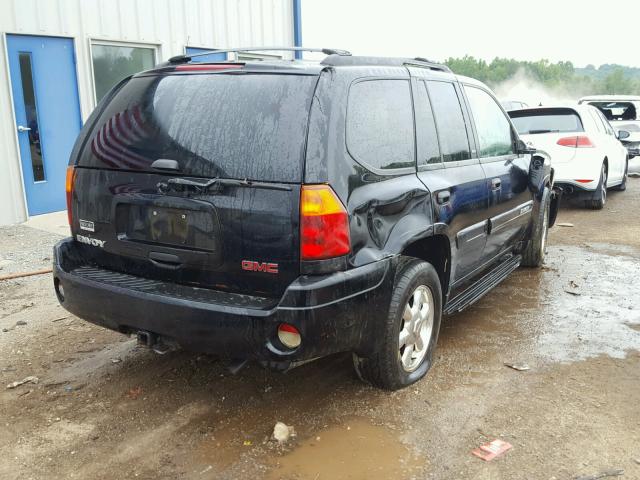 1GKDT13S322121614 - 2002 GMC ENVOY BLACK photo 4