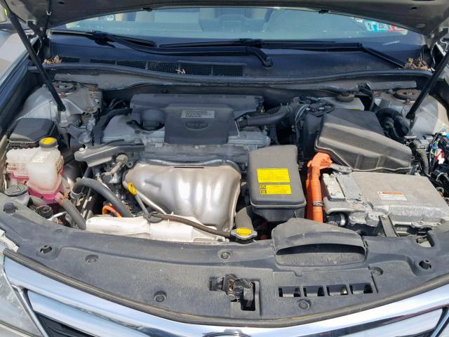 4T1BD1FK0EU100588 - 2014 TOYOTA CAMRY HYBR TAN photo 7