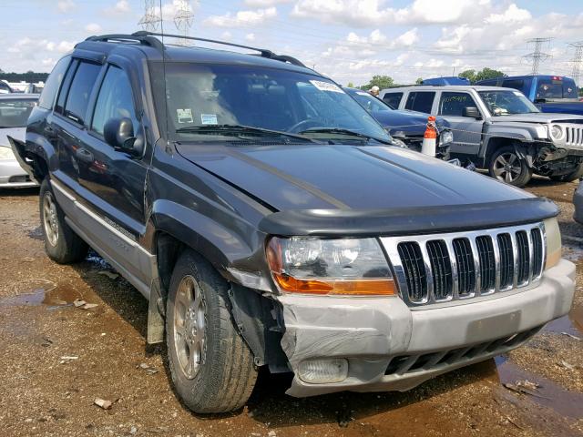 1J4GW48N7YC412456 - 2000 JEEP GRAND CHER GRAY photo 1