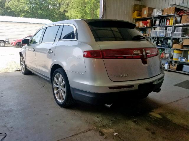 2LMHJ5AT4CBL51793 - 2012 LINCOLN MKT SILVER photo 3