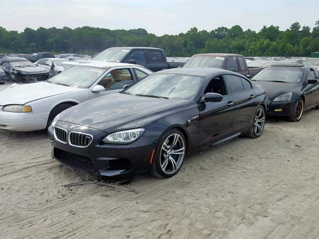 WBS6C9C56ED466859 - 2014 BMW M6 GRAN CO BLACK photo 2