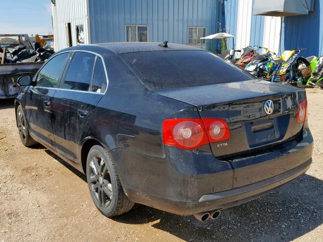 3VWRF71K17M123230 - 2007 VOLKSWAGEN JETTA 2.5 BLACK photo 3