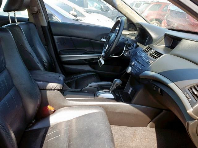 1HGCP26829A058475 - 2009 HONDA ACCORD EXL BLACK photo 5