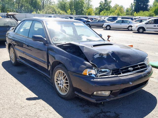 4S3BD6756X7250054 - 1999 SUBARU LEGACY GT BLACK photo 1