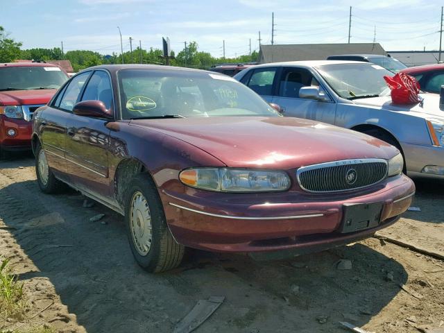 2G4WY55J811128005 - 2001 BUICK CENTURY LI MAROON photo 1