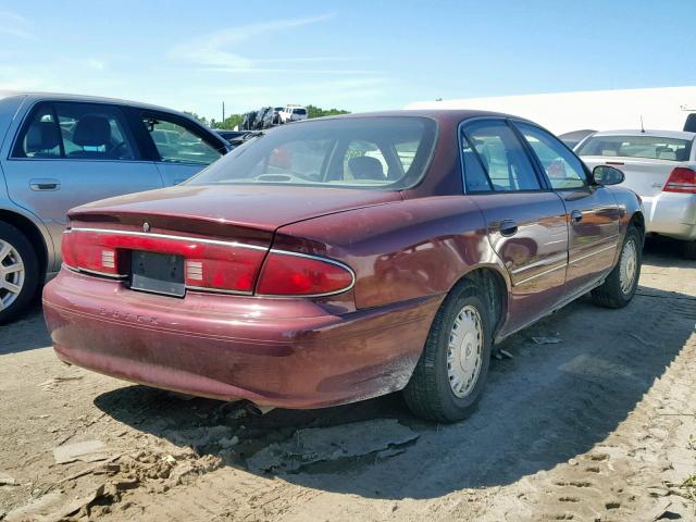 2G4WY55J811128005 - 2001 BUICK CENTURY LI MAROON photo 4