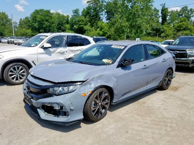 SHHFK7H48JU419669 - 2018 HONDA CIVIC SPOR GRAY photo 2