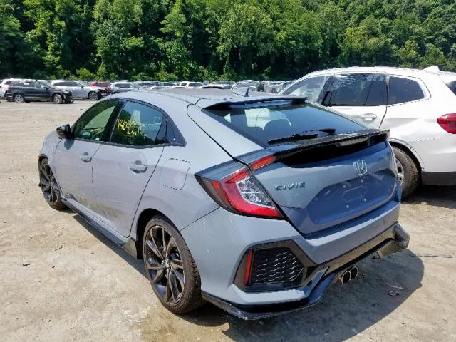 SHHFK7H48JU419669 - 2018 HONDA CIVIC SPOR GRAY photo 3