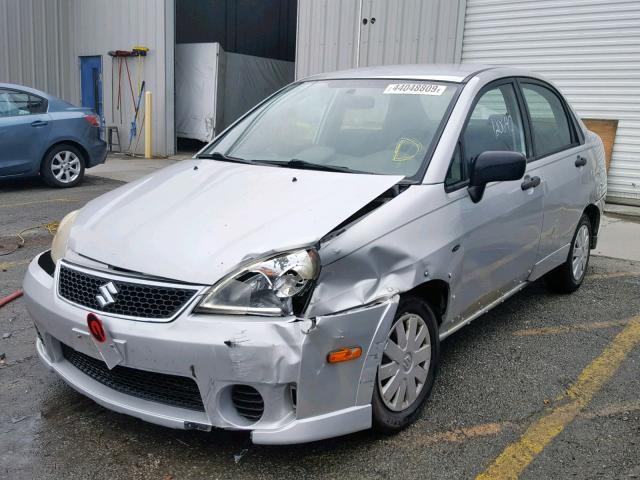 JS2RA62S675354498 - 2007 SUZUKI AERIO SILVER photo 2