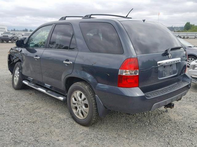 2HNYD186X3H530928 - 2003 ACURA MDX TOURIN GRAY photo 3