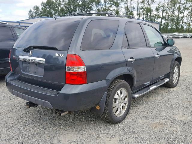 2HNYD186X3H530928 - 2003 ACURA MDX TOURIN GRAY photo 4