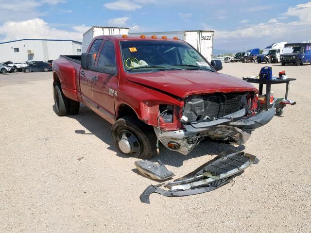 3D7MX48L69G544469 - 2009 DODGE RAM 3500 RED photo 1