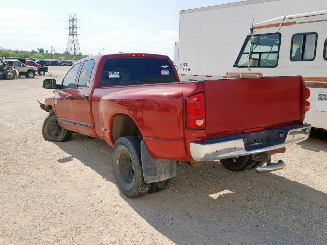 3D7MX48L69G544469 - 2009 DODGE RAM 3500 RED photo 3