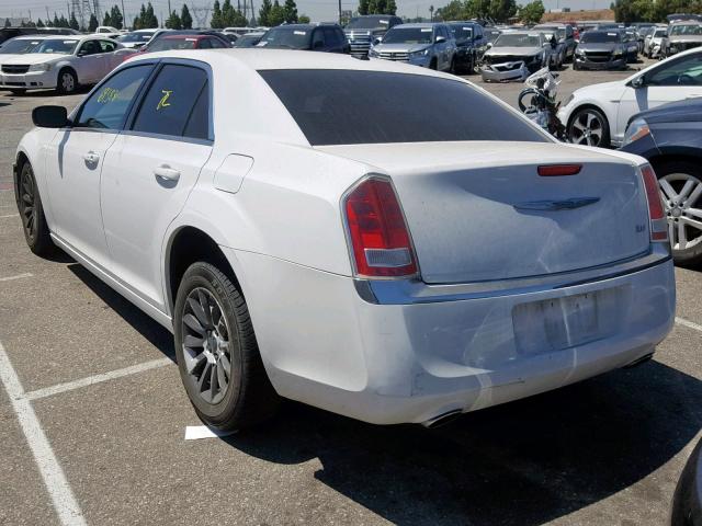 2C3CCAAG0EH380129 - 2014 CHRYSLER 300 WHITE photo 3