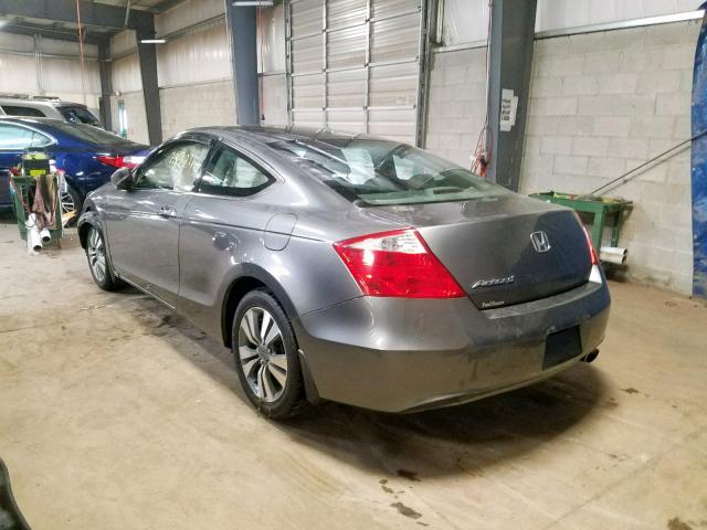 1HGCS12809A016028 - 2009 HONDA ACCORD EXL GRAY photo 3