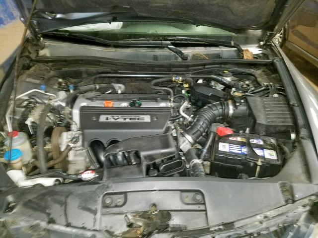 1HGCS12809A016028 - 2009 HONDA ACCORD EXL GRAY photo 7