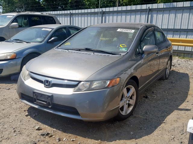 2HGFA16948H304170 - 2008 HONDA CIVIC EXL GRAY photo 2