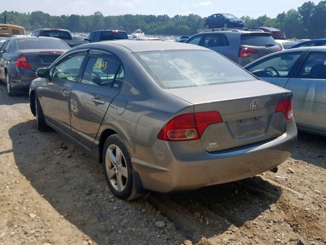 2HGFA16948H304170 - 2008 HONDA CIVIC EXL GRAY photo 3