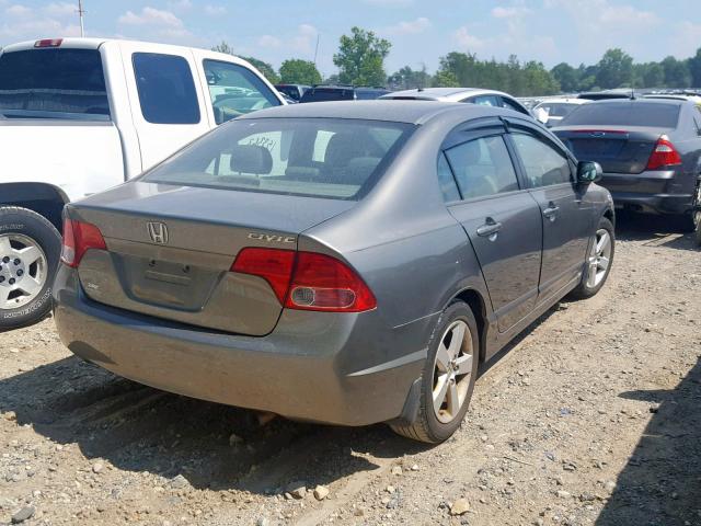 2HGFA16948H304170 - 2008 HONDA CIVIC EXL GRAY photo 4