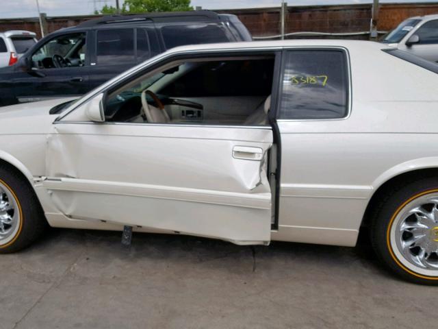 1G6ET12992B103278 - 2002 CADILLAC ELDORADO T WHITE photo 9