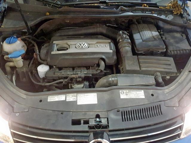 WVWFW7AH8CV010773 - 2012 VOLKSWAGEN EOS LUX 蓝色 照片 7