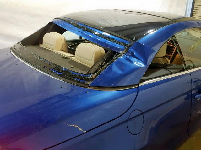 WVWFW7AH8CV010773 - 2012 VOLKSWAGEN EOS LUX 蓝色 照片 9