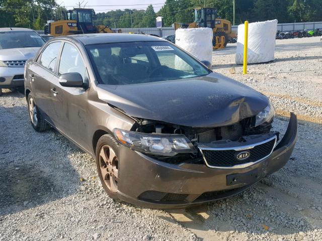 KNAFU4A21A5109316 - 2010 KIA FORTE EX BLACK photo 1