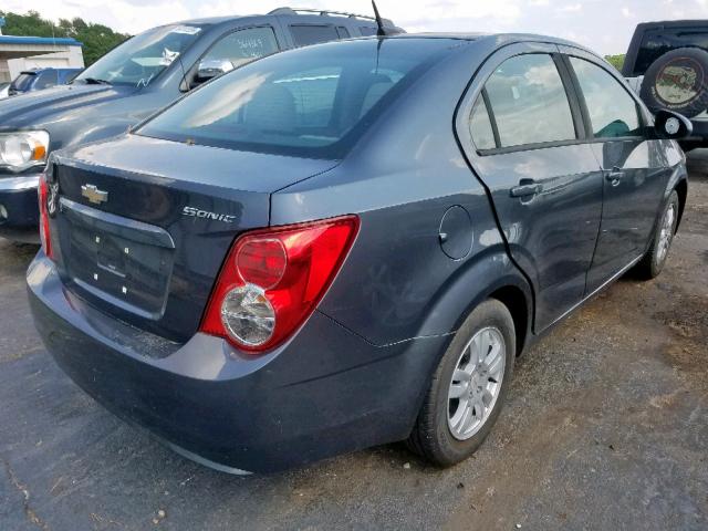 1G1JA5SH3C4171137 - 2012 CHEVROLET SONIC LS BLACK photo 4