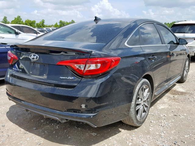 5NPE34AB3HH574756 - 2017 HYUNDAI SONATA SPO BLACK photo 4