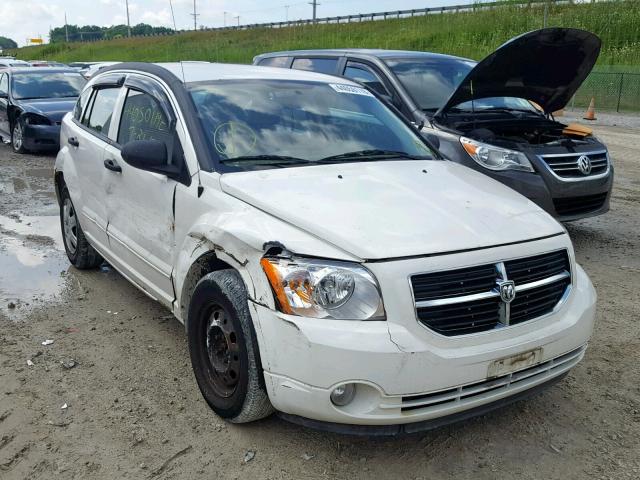 1B3HB28B57D178229 - 2007 DODGE CALIBER WHITE photo 1