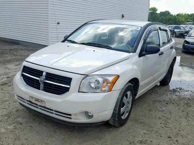 1B3HB28B57D178229 - 2007 DODGE CALIBER WHITE photo 2