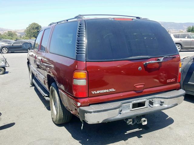 1GKEC16T03J140492 - 2003 GMC YUKON XL C RED photo 3