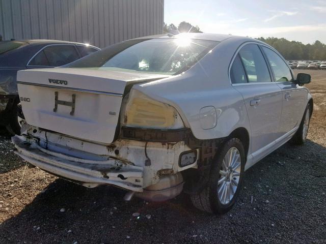 YV1AS982381075221 - 2008 VOLVO S80 3.2 WHITE photo 4