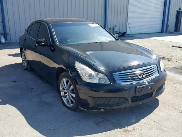 JNKCV61F89M362926 - 2009 INFINITI G37 BLACK photo 1